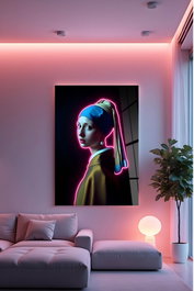 Wallity Pintura Decorativa de Vidrio Templado Multicolor 50 x 70 cm
